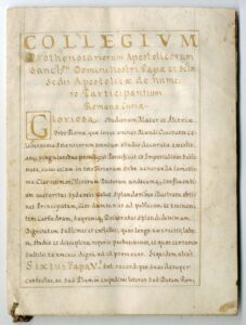Titre de docteur en théologie accordé à Victoró Lorida, document émis au Palais apostolique de Sant Pere del Vaticano sous le pape Alexandre VII.
