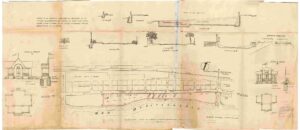 Plans généraux du Paseo del Marquès de Casa Riera également connu sous le nom des Anglais.