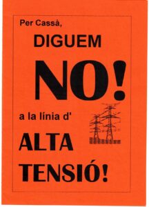 Manifestations pour la ligne à haute tension