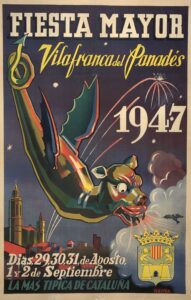 Affiche Festa Major de Vilafranca del Penedès