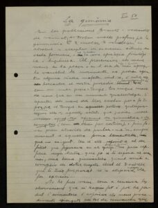 Le « Gymnasium ». Chapitre commémoratif du séjour professionnel du maître Josep Masclans à Vallbona d'Anoia, 1921-1941.