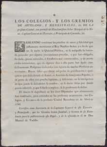 Avis du marquis de la Mina sur la diffusion de pamphlets séditieux, récompensant quiconque donne des renseignements. 1766