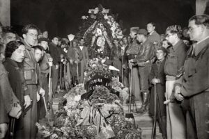 Chapelle ardente de Buenaventura Durruti