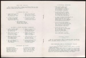 Programmes de représentations de l'année 1945