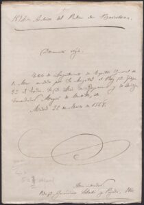 Titre de lieutenant de capitaine général de la mer accordé par Philippe II à Lluís de Requesens i Zúñiga, commandant en chef de Castille et ambassadeur à Rome (22/3/1568)