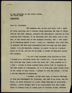 Pau Casals s'adresse au président américain Harry S. Truman