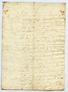 Lettre de Ramon de Ferran i Biosca au Père Anton Veciana, bataille de Valls, le 24/05/1725