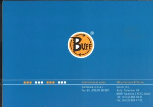 Catalogue des produits de la marque Original Buff. Entreprise innovante dans la fabrication et la conception d'emballages et de supports publicitaires, destinée à la vente dans le monde entier.