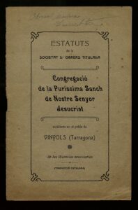 Règlement du Très Pur Sang de Notre Seigneur Jésus-Christ