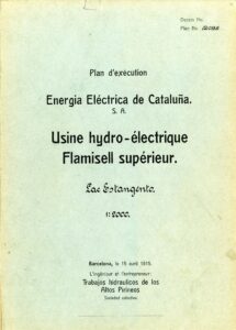 Projet de centrale hydroélectrique de Flammicell inférieur. Barrage d'Estany Gento.