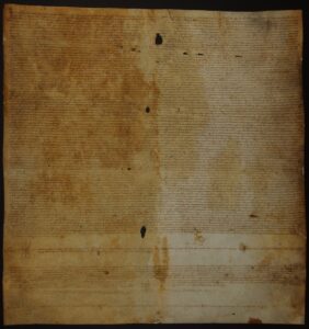 Recensement de l'Université de Miralcamp en faveur de Pere Florent Llop, marchand, citoyen de Lleida en 1583.