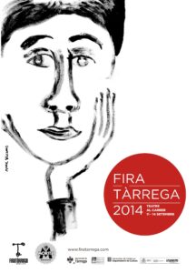 Affiche pour la Foire du Théâtre de rue 2014
