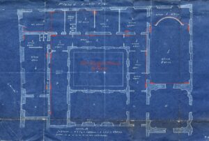 Plan du bâtiment du Conseil général de Tarragone