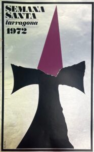 Affiche de la Semaine Sainte à Tarragone 1972 par Vidal de Blas, Guigui