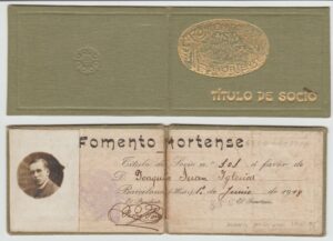 « TITRE DE MEMBRE ». Carte de membre n° 101 de Hortenc Development