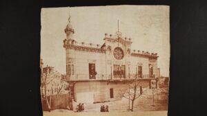 Gravure de l'Ateneu de Canet publiée dans la collection.  "Album Artistich de la Renaixensa", mai 1887