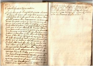 Annotation dans le livre Notes de la maison Oller d'Esclet XVIe-XIXe siècles