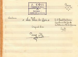 Sardane de la ville de Cassà par Josep Coll