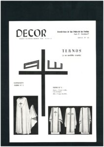 DECOR Fiche n° 35. Publication éditée par la communauté des religieuses bénédictines de Sant Pere de les Puel·les à Barcelone.