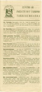 Brochure touristique multilingue