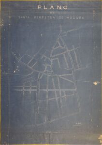Plan de la ville de Santa Perpètua de Mogoda établi par l'instituteur Josep Jardí Domingo à la demande de la Mairie