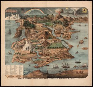 Carte de géographie physique